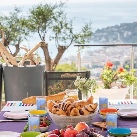Vue Mer Proche Monaco Et Menton * Roquebrune-Cap-Martin